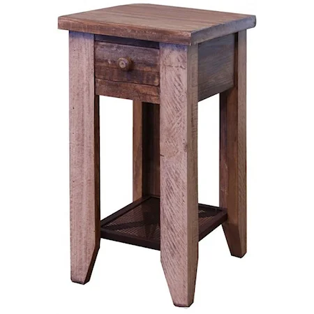Solid Pine Chairside Table